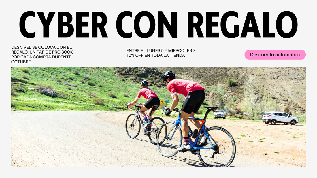 Un Cyber distinto: 10% OFF en todo + calcetines Prosock de regalo