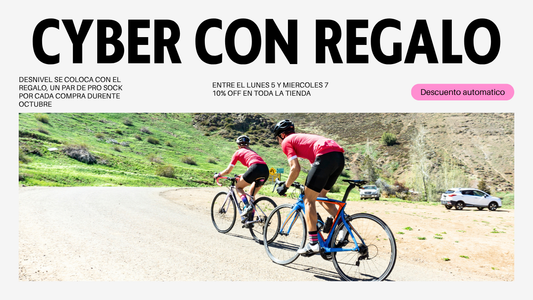 Un Cyber distinto: 10% OFF en todo + calcetines Prosock de regalo
