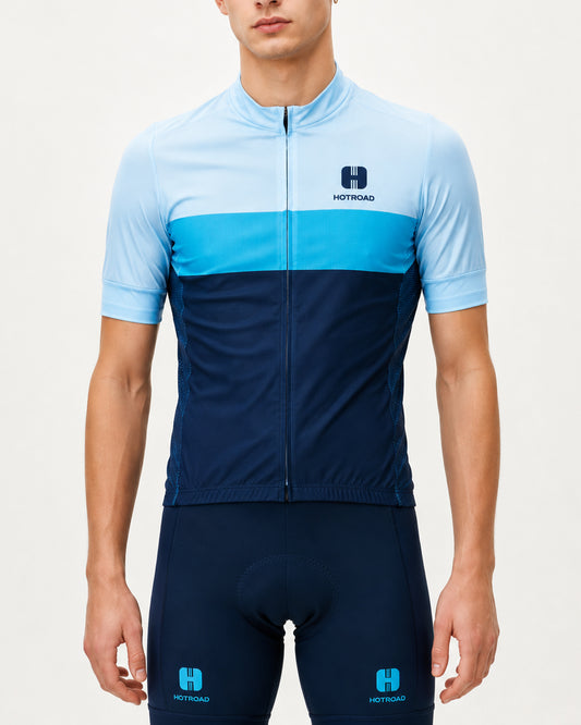 Conjunto de Ciclismo Hombre Hotroad — Tricota + Calza con Badana
