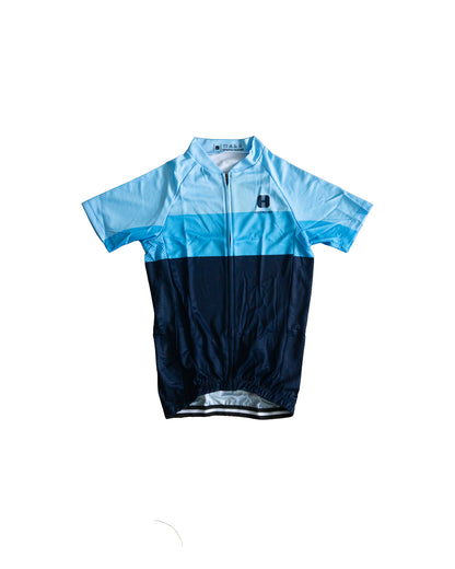 Tricota de ciclismo mujer Hotroad, vista trasera con tres bolsillos